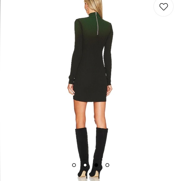 Cotton Citizen The Ibiza Mini Dress in Forest Green - Picture 5 of 9